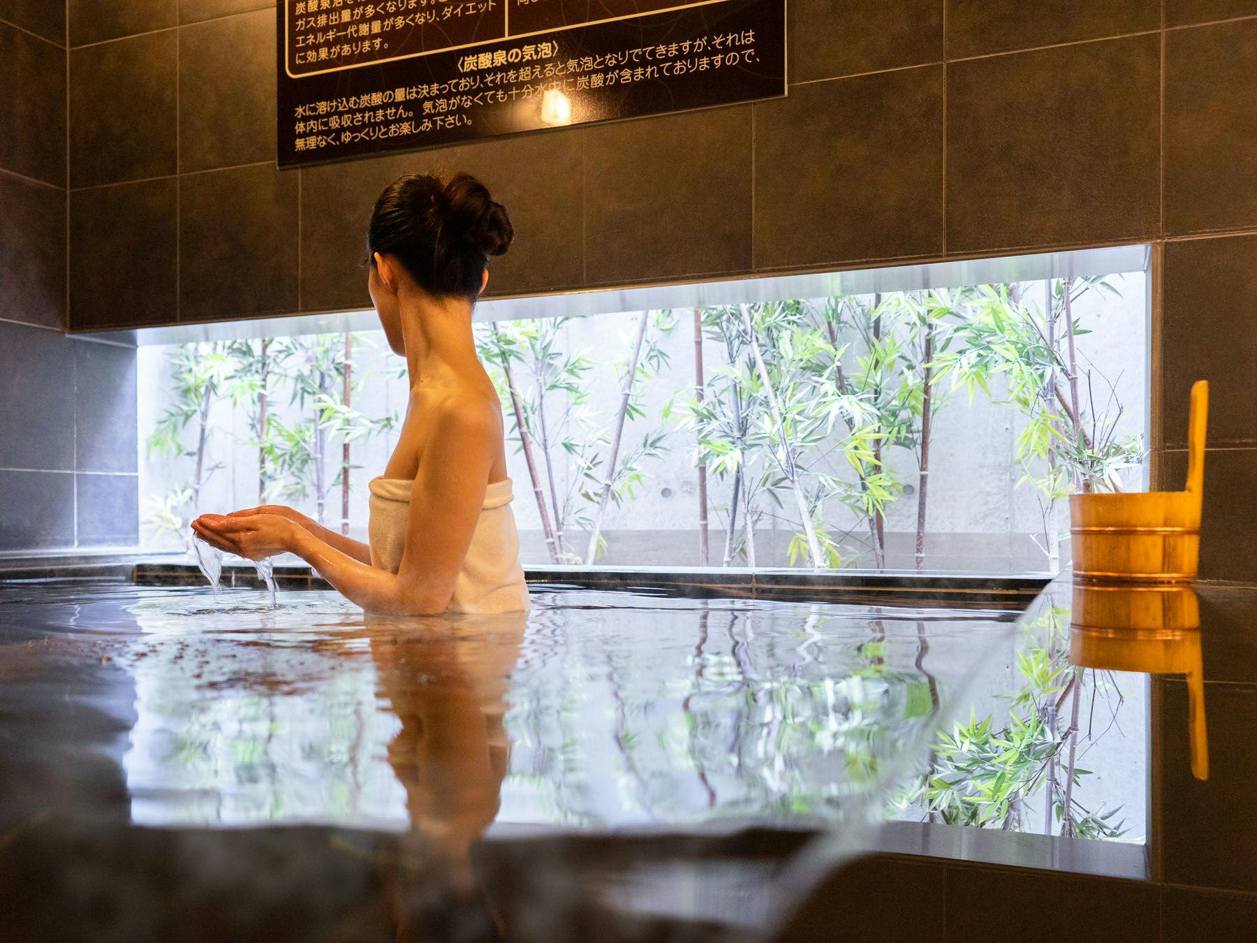 High Concentration Carbonated Spring Shichifukujin no Yu Super Hotel Shinagawa Shinbamba