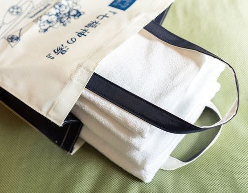 温泉用タオル入れ等にご利用ください♪