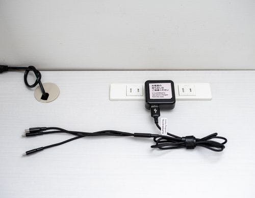 充電器は持ち歩かなくて大丈夫