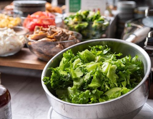 新鮮な野菜をご用意