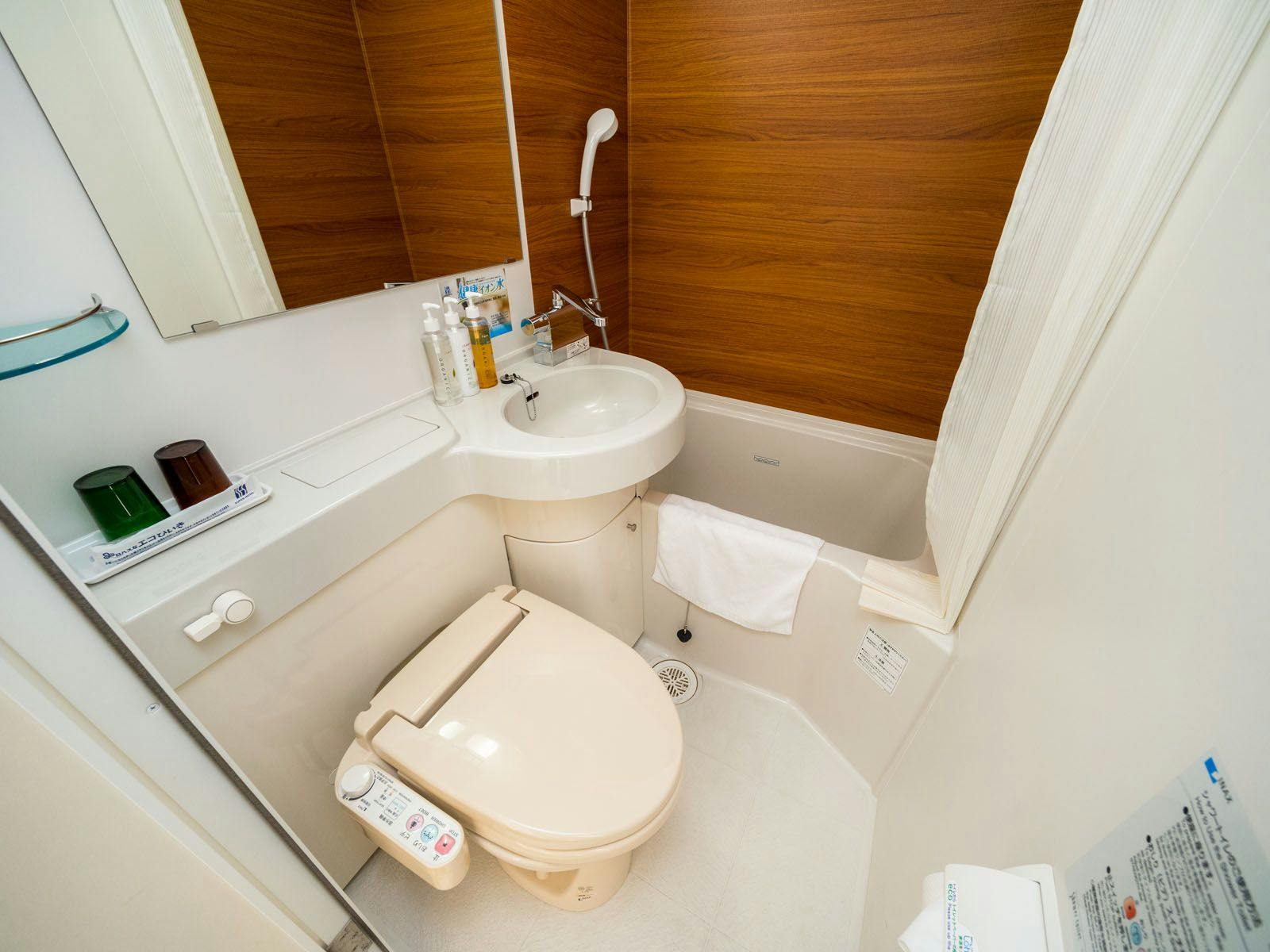 All rooms are equipped with unit baths.