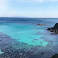 Pemandangan laut dari dek observasi