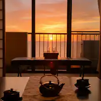 【바다 전망 객실】<일몰 명소 100선의 절경을 감상>