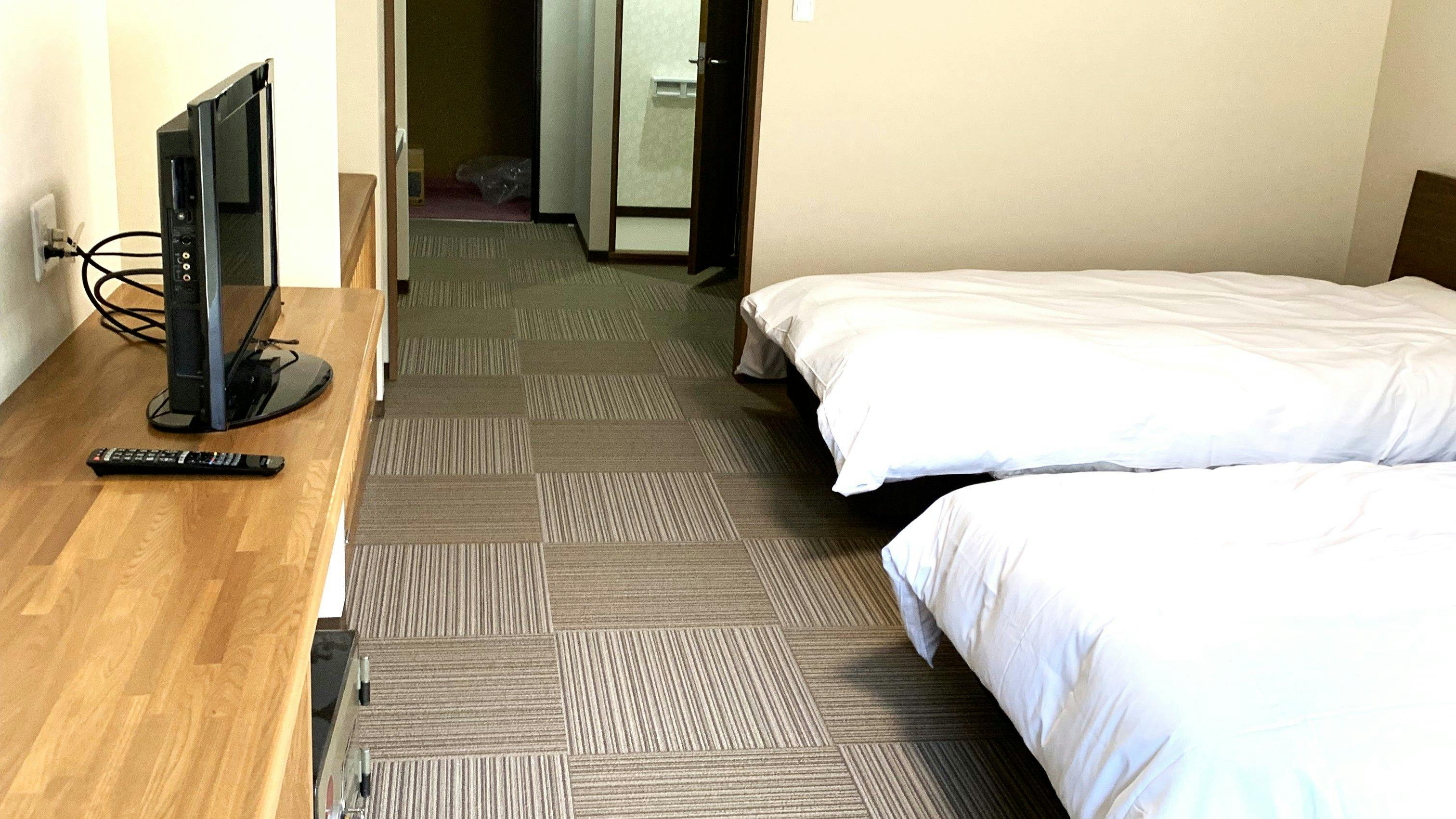 ห้องพักแบบตะวันตกเตียงคู่