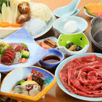 สุกี้ยากี้เนื้อจากจังหวัดอาโอโมริ 【อาหารเย็น】