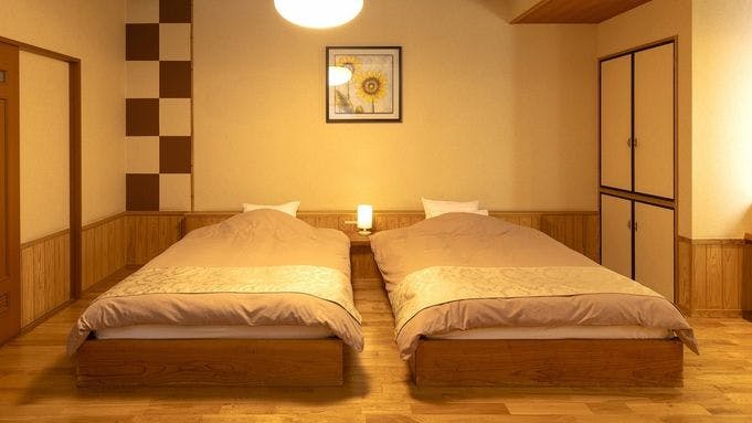 ห้องพักสไตล์ญี่ปุ่น-ตะวันตกขนาด 40 ตร.ม. พร้อมอ่างกลางแจ้งบางส่วน