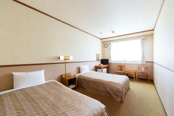 【ห้องพักเตียงคู่สำหรับ 2 ท่าน】18 ตารางเมตร