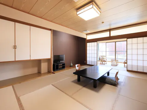【โรงแรมอาเคเนะ】ห้องพักแบบญี่ปุ่นปกติ (12 เสื่อทาทามิ + ระเบียงกว้าง) (4)