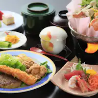 【โรงแรมอาเคเนะ】ภาพตัวอย่างอาหารเย็น (สำหรับนักเรียนประถม) (1)