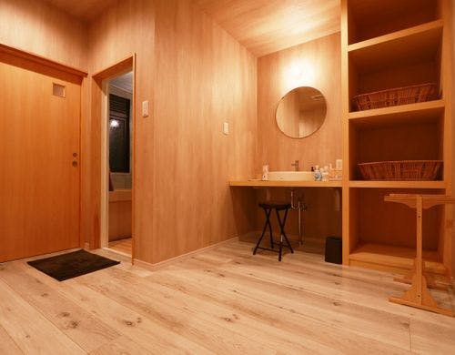 特別室8+9帖 檜風呂・トイレ洗面付★脱衣所