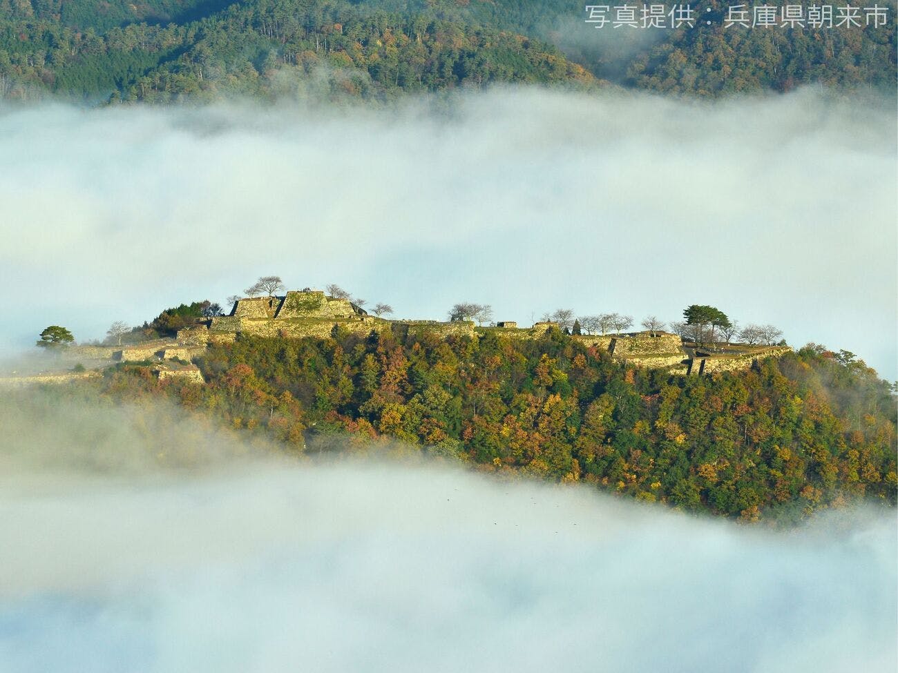 운해 사진② 사진 제공: 효고현 아사고시