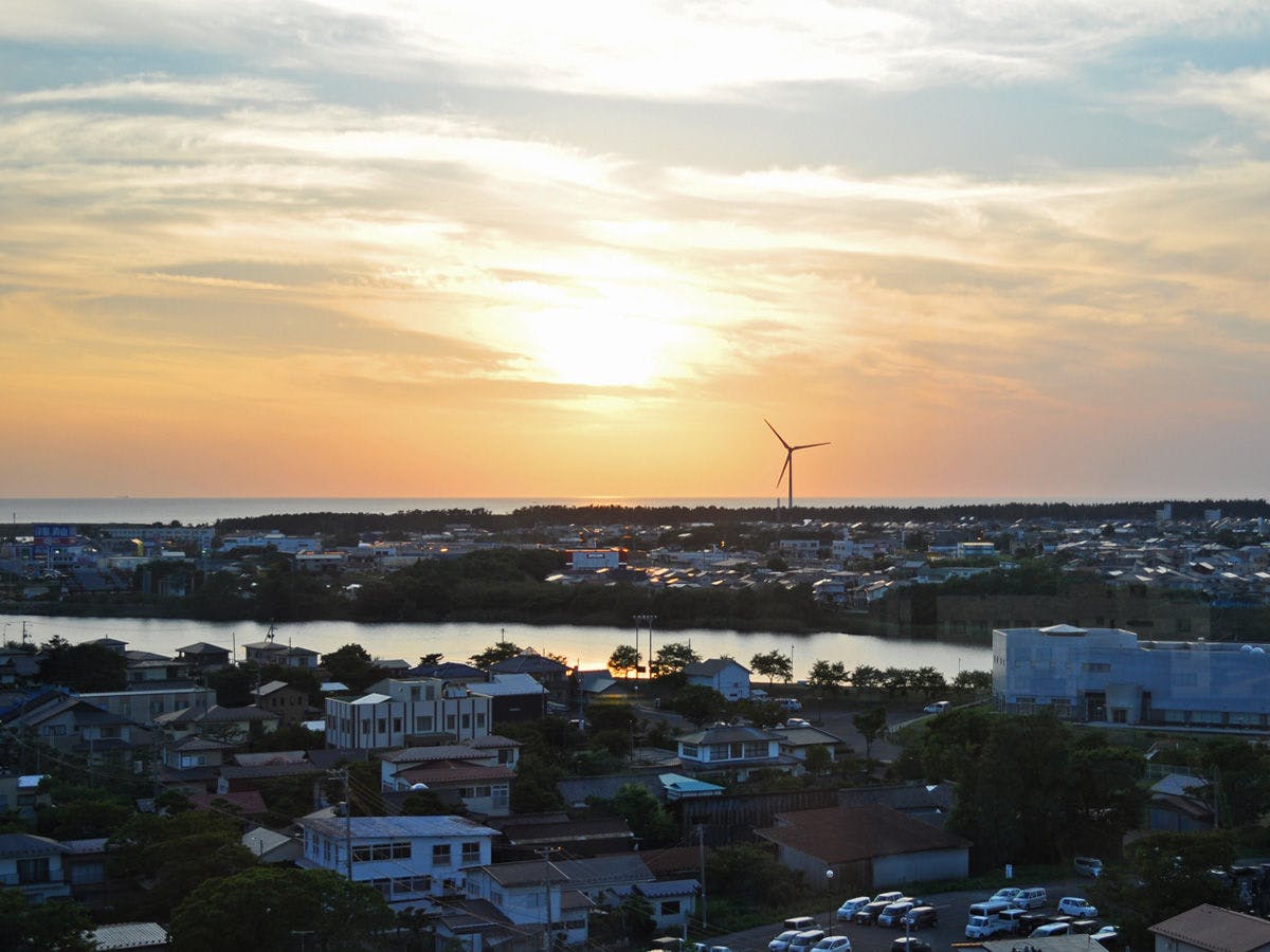 【สิ่งอำนวยความสะดวกโดยรอบ】พระอาทิตย์ตกดินที่ทะเลญี่ปุ่น