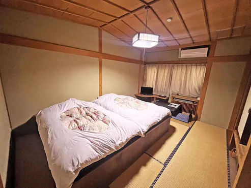 ห้องพักแบบญี่ปุ่นเตียงคู่