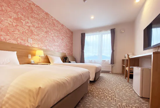 ห้องพักแบบตะวันตกเตียงคู่