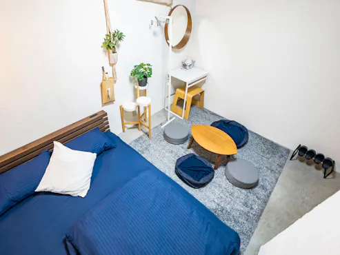 ห้องเตียงคู่แบบลำลอง