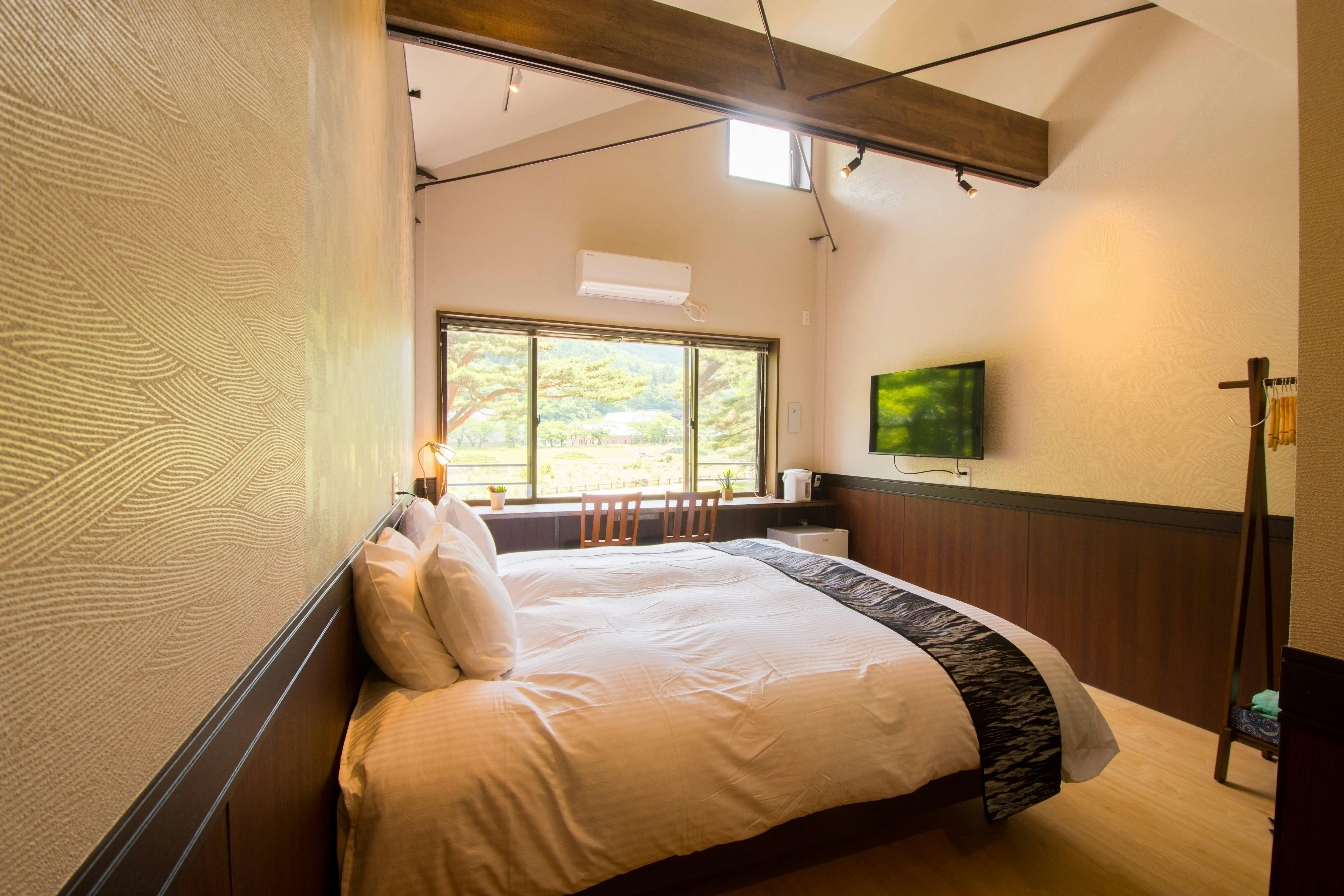 ห้องพักขนาดกะทัดรัดที่มีสไตล์