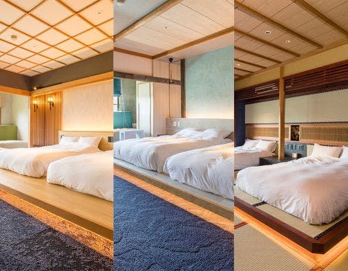 【露天風呂付】タイプ別３つの離れ