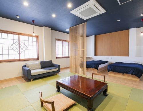 ＜半露天風呂付き＞和洋室「楠」