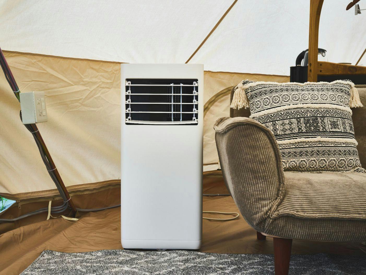 สิ่งอำนวยความสะดวกในเต็นท์: เครื่องทำความเย็นแบบจุด