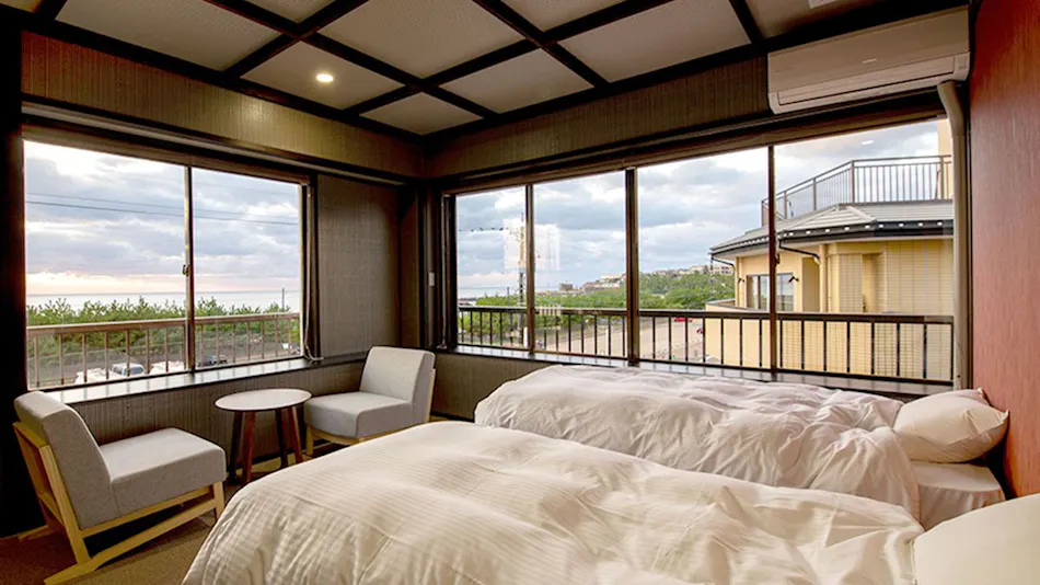 ~Natural Hot Spring~ Sunset View Seafood Inn Taiheian