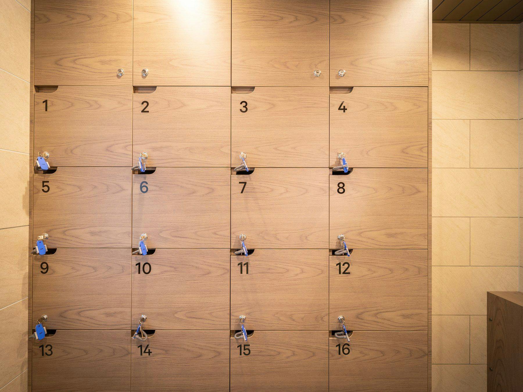 ล็อกเกอร์พร้อมกุญแจเพื่อความสบายใจ