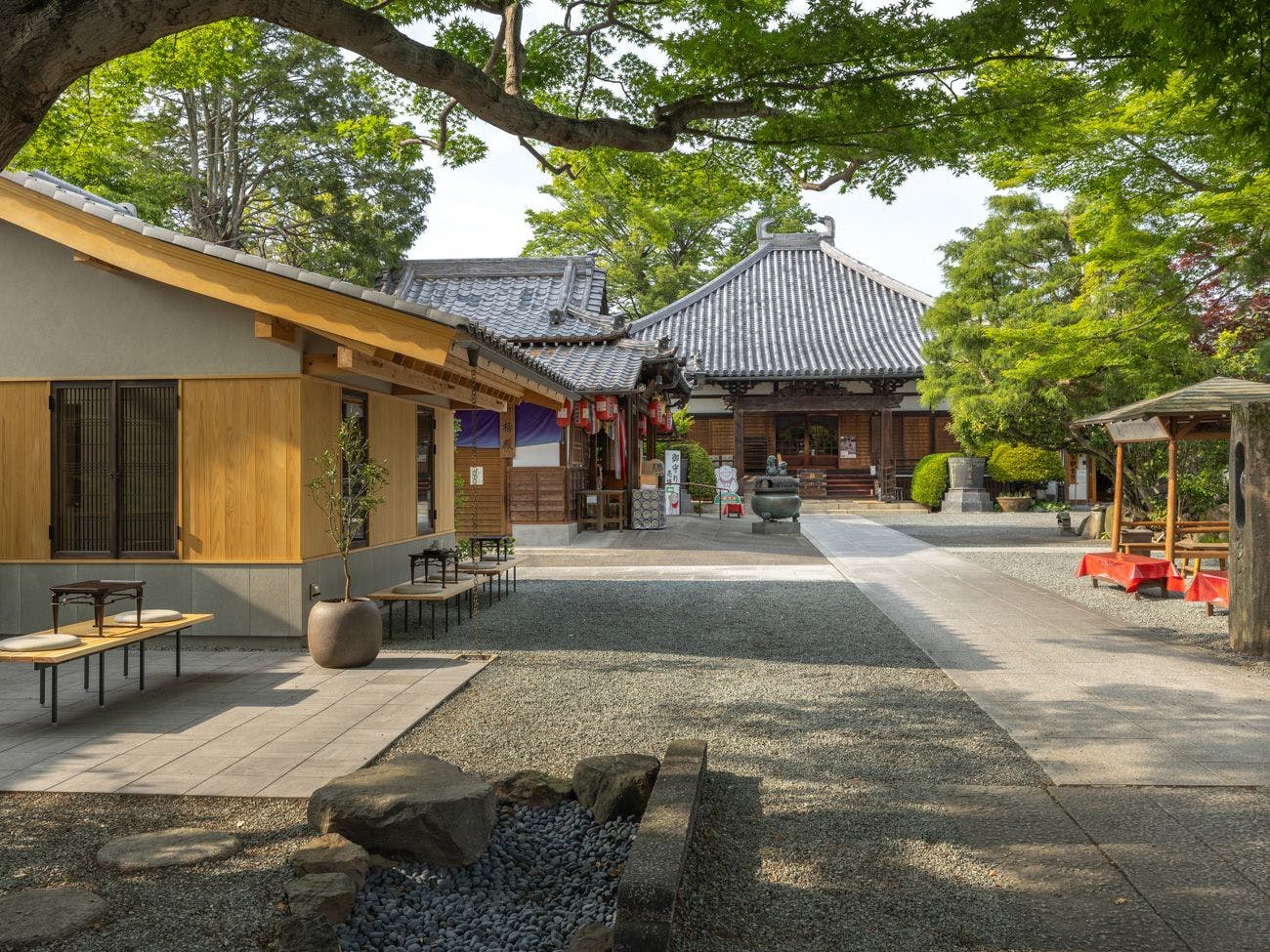 บรรยากาศภายในบริเวณวัดคันนงอิน