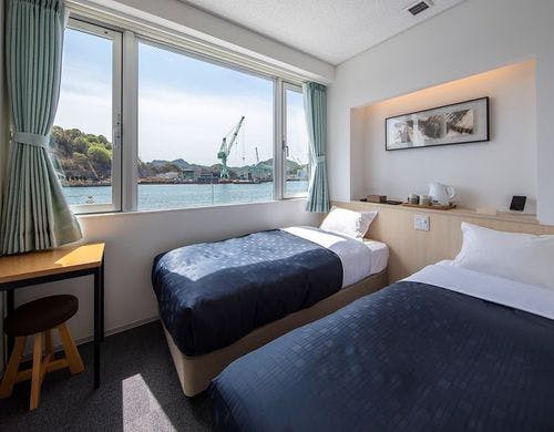 お部屋はすべて尾道水道ビュー