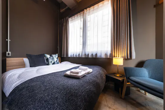 UNPLAN Fukuoka ห้องเตียงคู่