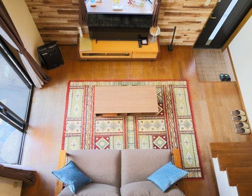 バリ装飾と天蓋で海外気分