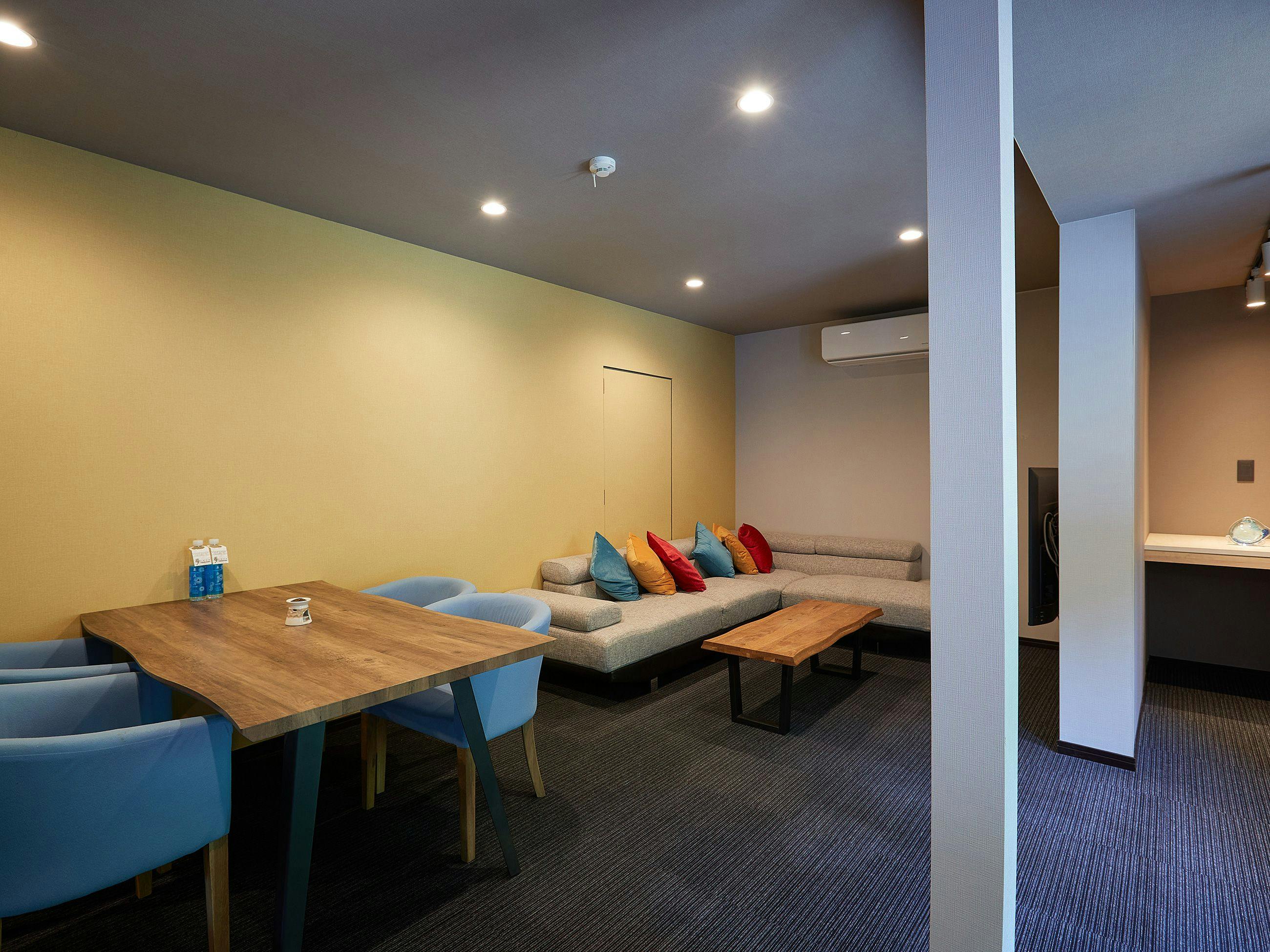 【ห้องพัก】ห้องนั่งเล่น