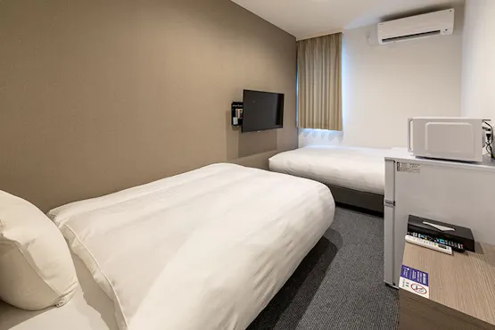 【ห้ามสูบบุหรี่】ห้องเตียงคู่