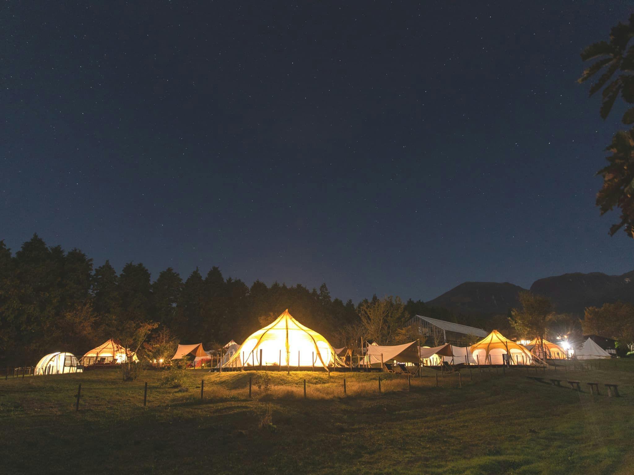 Kuju Flower Park Camping Resort Hana to Hoshi