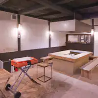 BBQ 그릴을 준비해 두었습니다.