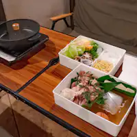 물냄비와 IH 히터를 준비해 두었습니다.