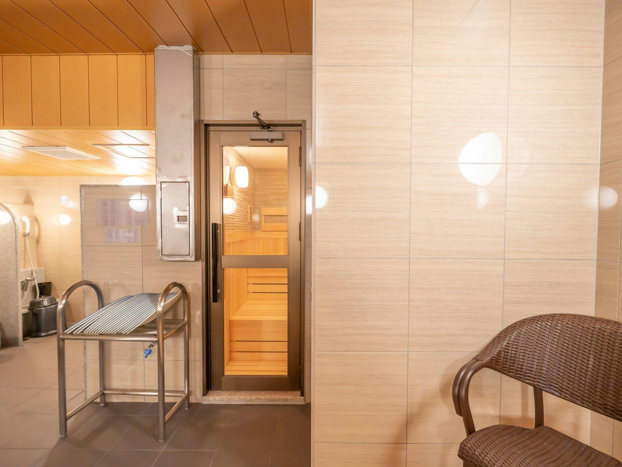 ทางเข้าสำหรับซาวน่าชาย