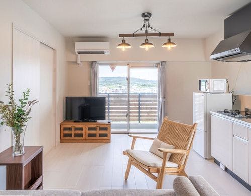 2LDKの広々50平米のお部屋です。