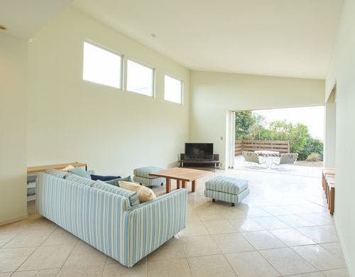 ガーデンとの一体感が心地いいリビング