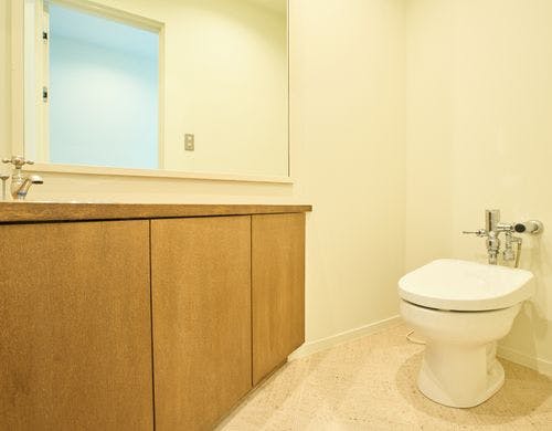 清潔で実用的なトイレ