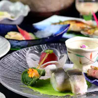 【ชุดอาหารอายู】ซูชิอายูที่นำเสนอ