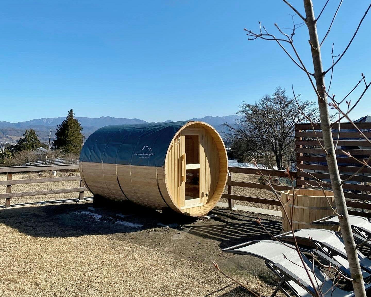 ซาวน่าถังไม้ฮิโนกิในประเทศ