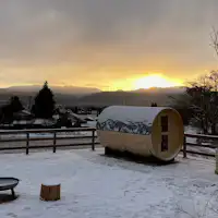 ซาวน่าไม้ฮิโนกิแบบถังให้เช่าส่วนตัว