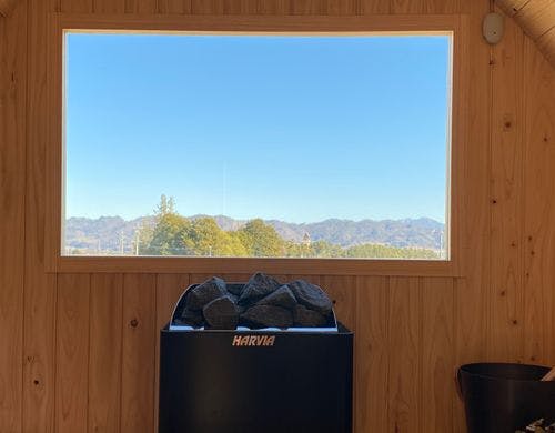 ひのきのバレルサウナを完全貸切