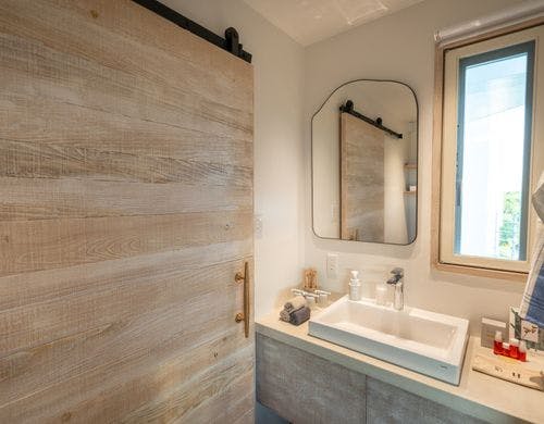 気持ちの良い洗面台。