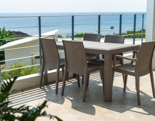 カフェテラスの様な眺め