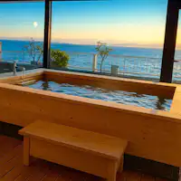 อ่างอาบน้ำไม้ฮิโนกิส่วนตัว