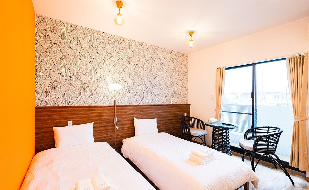 เตียงเดี่ยวสองเตียง