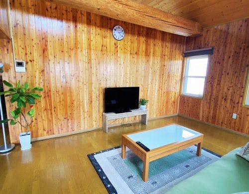 【離れ：ログハウス大72平米】バストイレ付