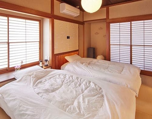 【石庭】寝室。