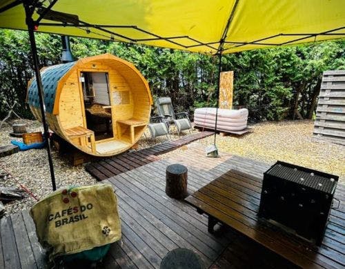 バレルサウナが入りました！