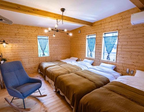 寝室一例（4人部屋）